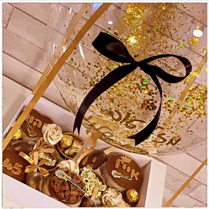 כדור פורח שוקולדי