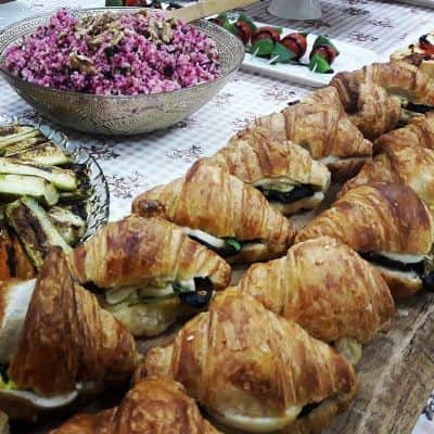 שולחן קייטרינג מעוצב