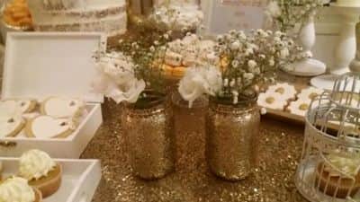 שולחן מעוצב לחינה מיוחדת