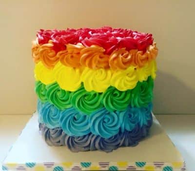 עוגת קשת בענן