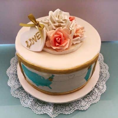 עוגת חתונה קו מחבר יבשות