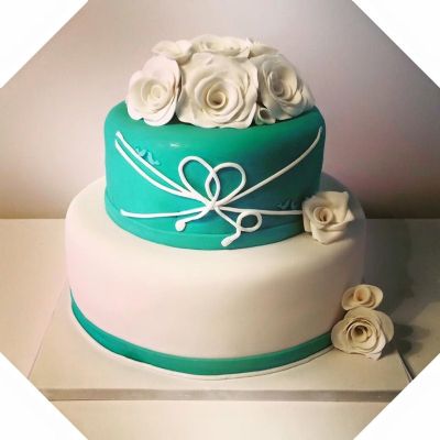 עוגת חתונה בהשראת ההזמנה