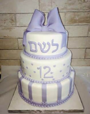 עוגת בת מצווה לילך