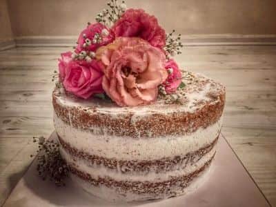 עוגה עירומה גוונים וורוד