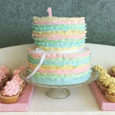 עוגת פסטלים