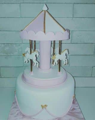 עוגת קרוסלת סוסים