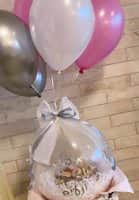 בלון דונאטס כסוף ורוד